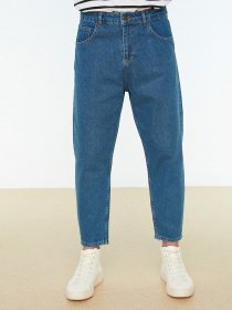 Зауженные джинсы Trendyol модель TMNSS22JE0223/Indigo Фото