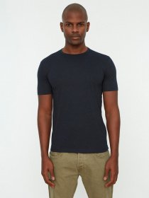 Футболка Trendyol модель TMNSS22TS0270/Lacivert Фото