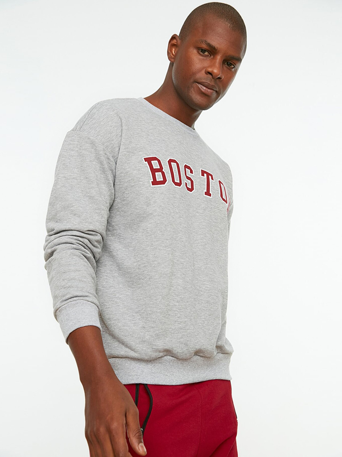 Свитшот Trendyol модель TMNAW20SW0546/Gri Фото