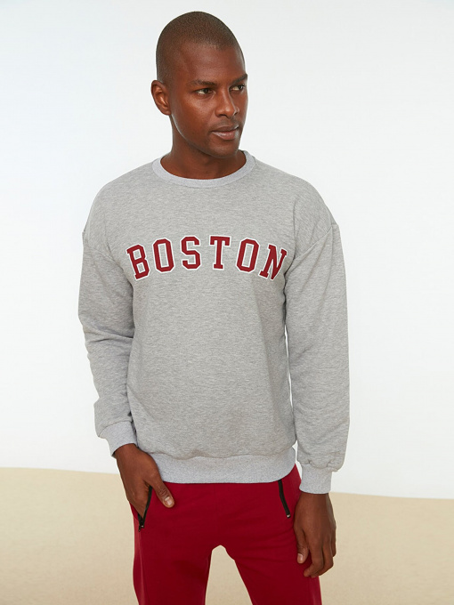 Світшот Trendyol модель TMNAW20SW0546/Gri Фото