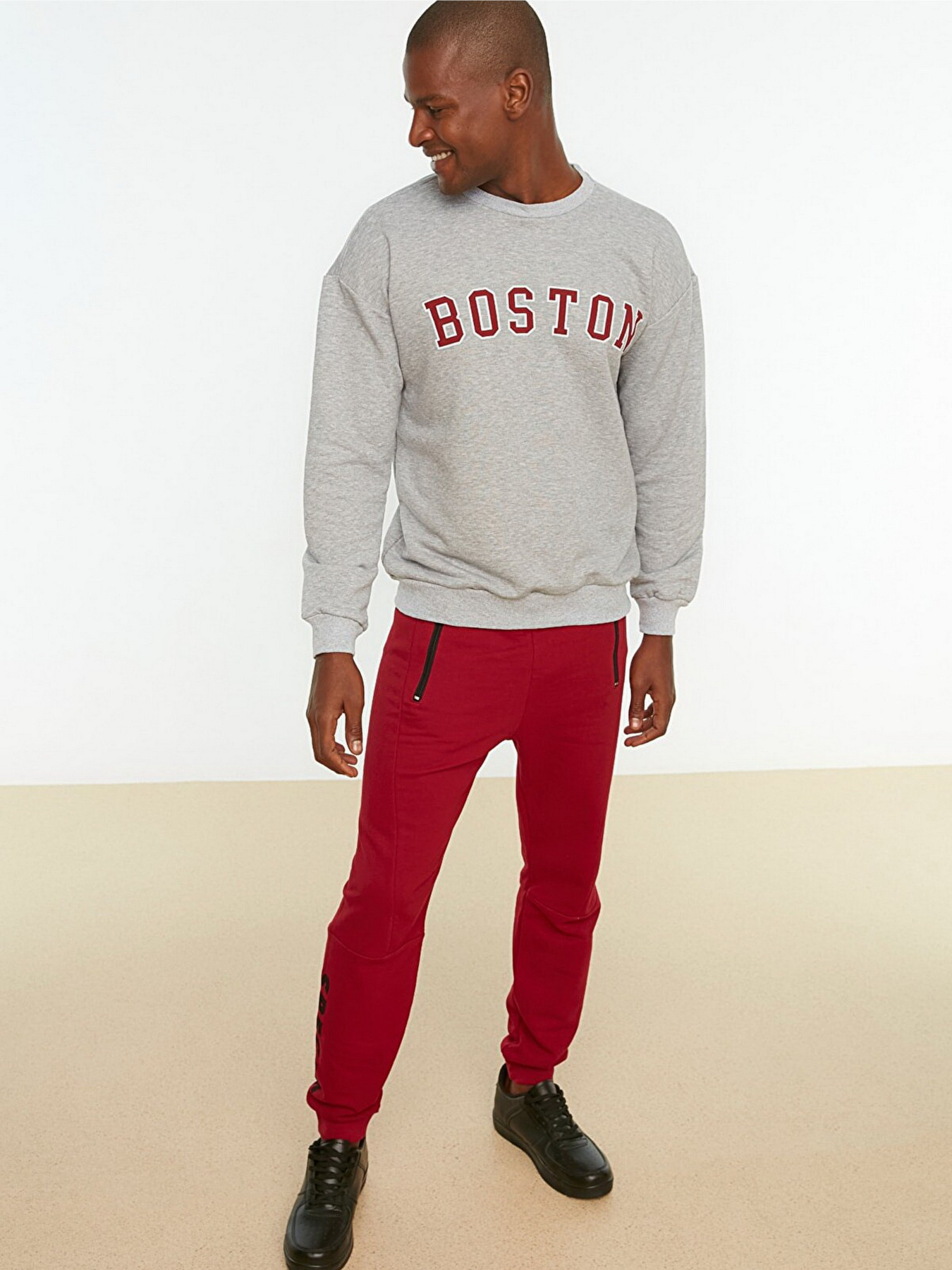 Свитшот Trendyol модель TMNAW20SW0546/Gri Фото