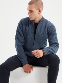 Кардиган Trendyol модель TMNAW22HI0146/Indigo Фото