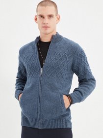 Кардиган Trendyol модель TMNAW22HI0146/Indigo Фото