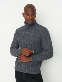 Свитер Trendyol модель TMNAW22KZ0302/Antrasit Фото