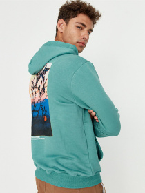 Худі Trendyol модель TMNAW22SW0581/Yesil Фото