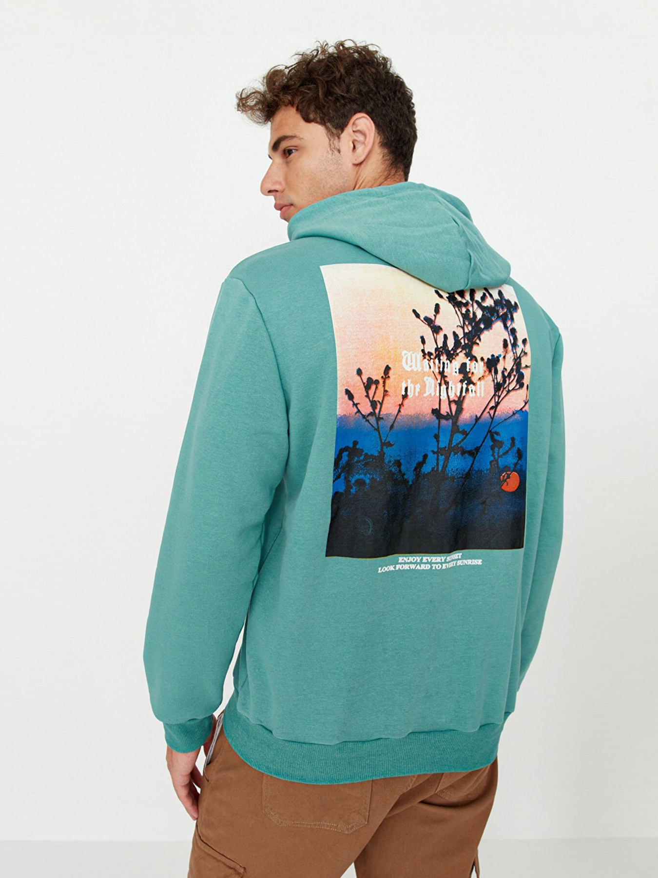 Худи Trendyol модель TMNAW22SW0581/Yesil Фото