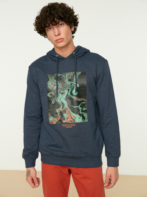 Худи Trendyol модель TMNAW22SW0975/Indigo Фото