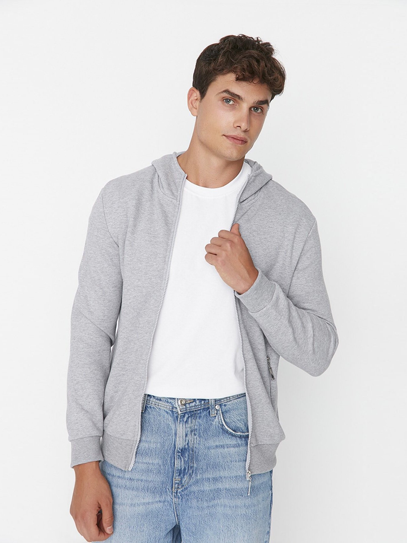 Кофта Trendyol модель TMNAW23HI00029/Gri Фото