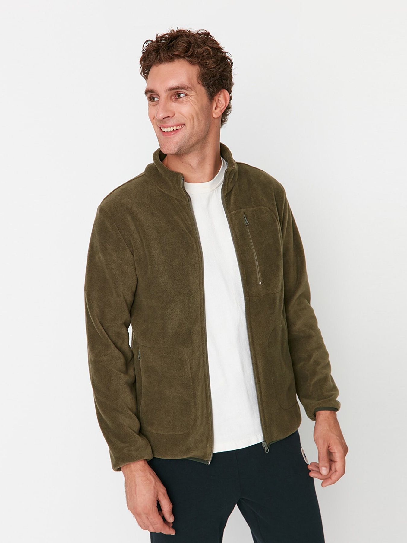 Кофта Trendyol модель TMNAW23HI00050/Haki Фото