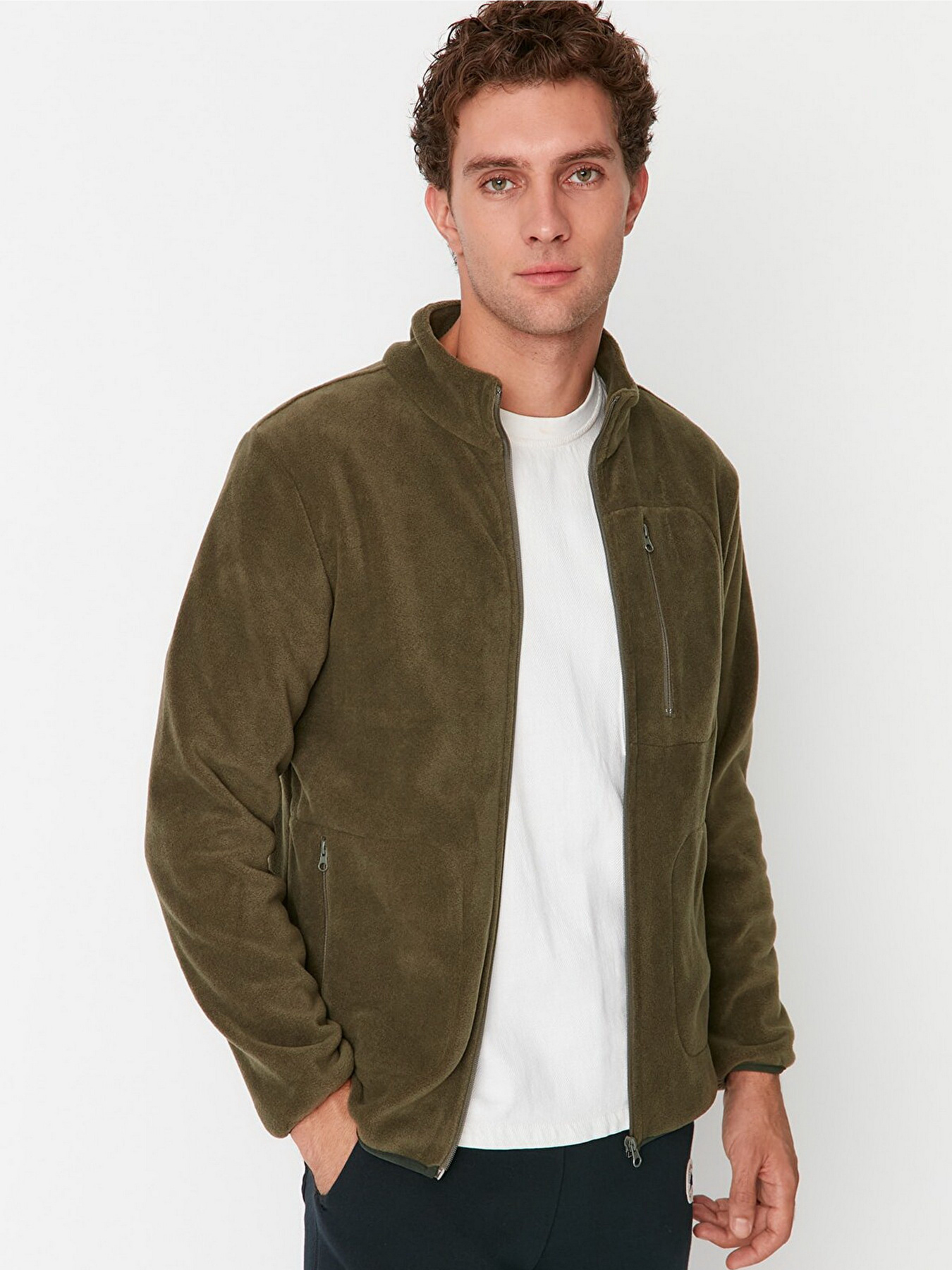 Кофта Trendyol модель TMNAW23HI00050/Haki Фото