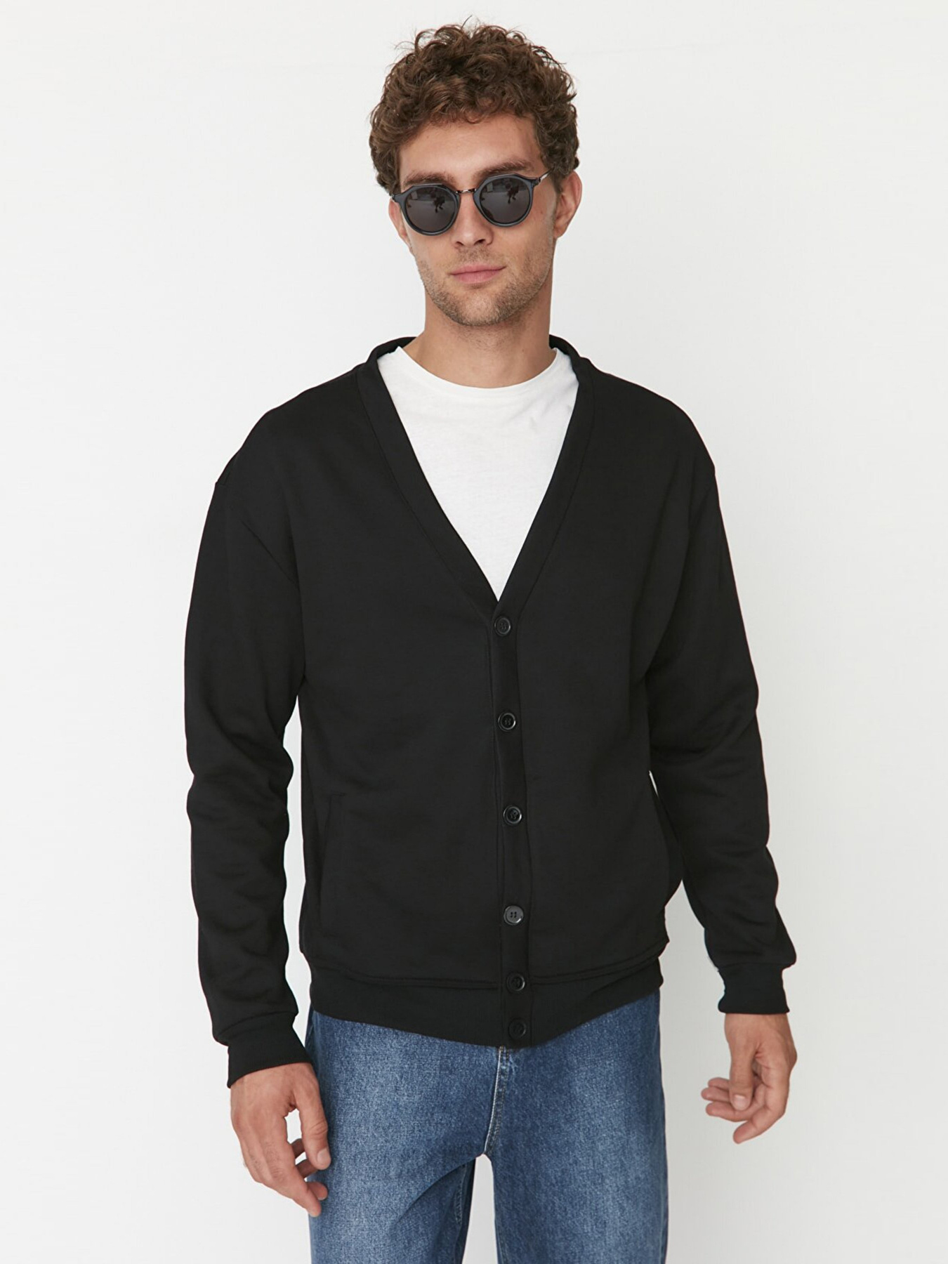 Кардиган Trendyol модель TMNAW23HI00052/Siyah Фото