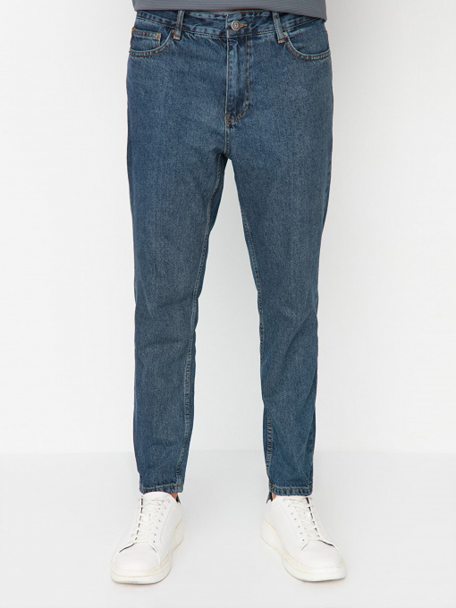 Завужені джинси Trendyol модель TMNAW23JE00074/Mavi Фото