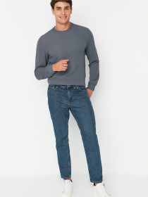 Завужені джинси Trendyol модель TMNAW23JE00074/Mavi Фото