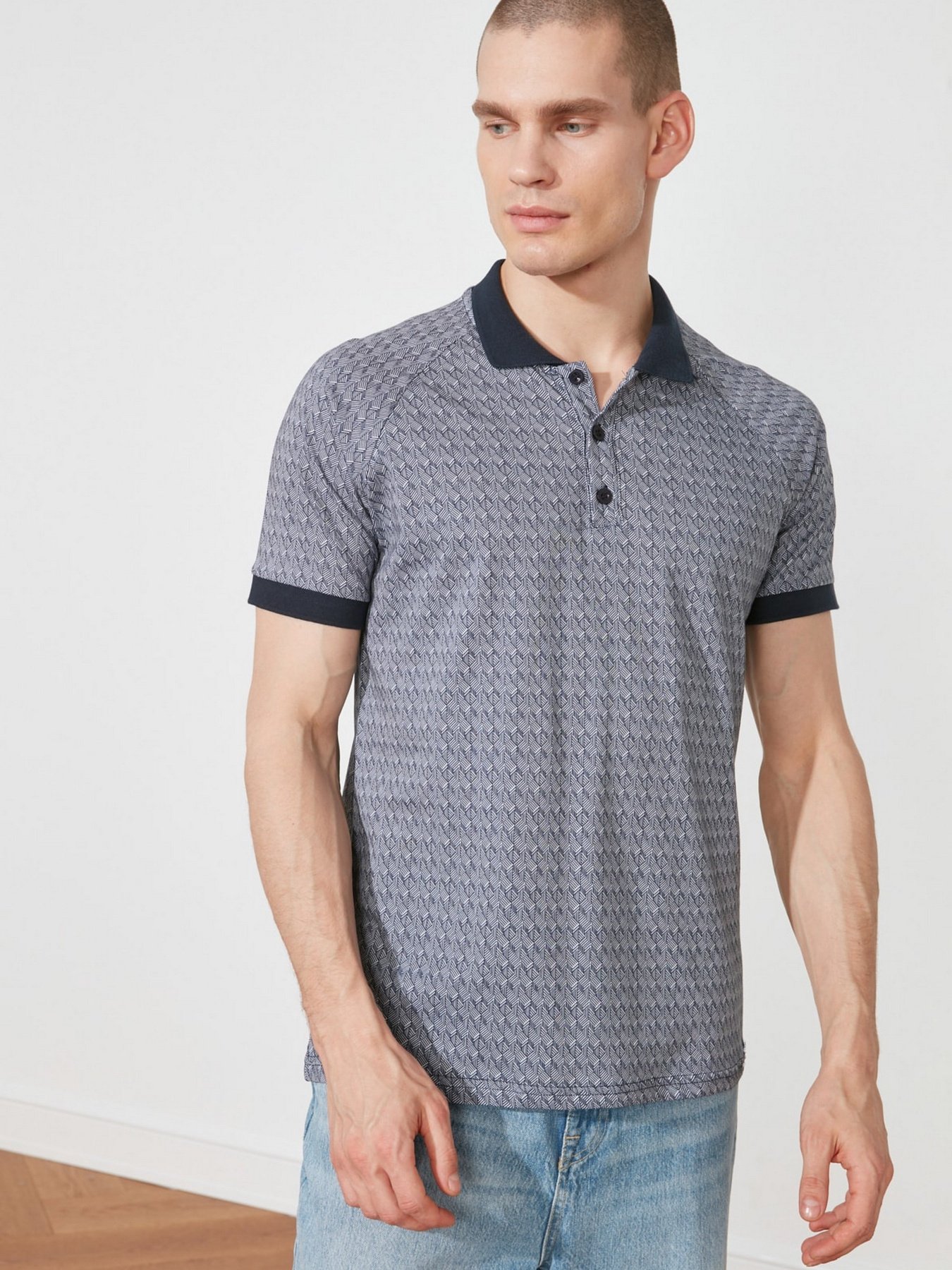 Поло Trendyol модель TMNSS21PO0035/Çok Renkli Фото