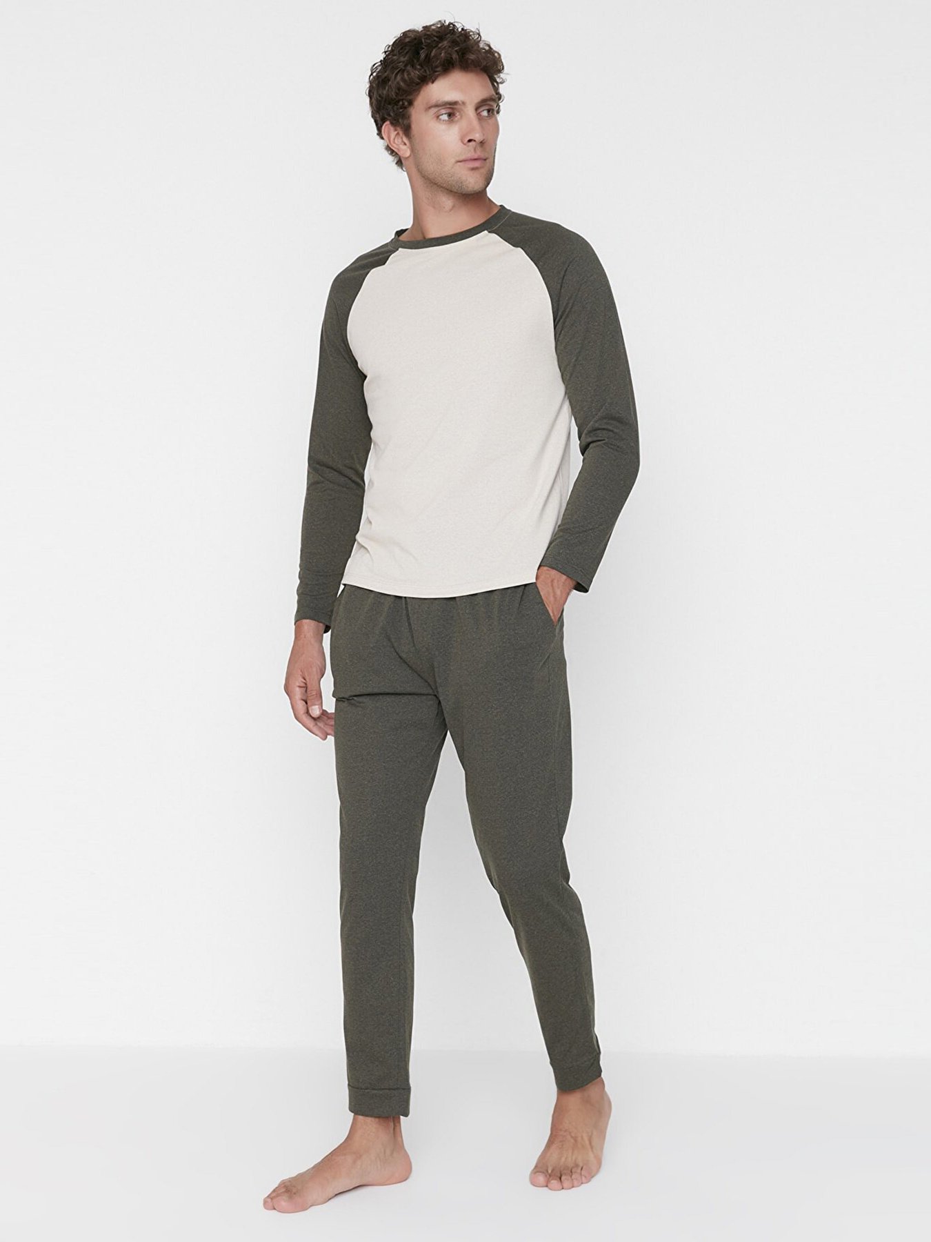 Пижама Trendyol модель TMNAW23PT00034/Haki Фото