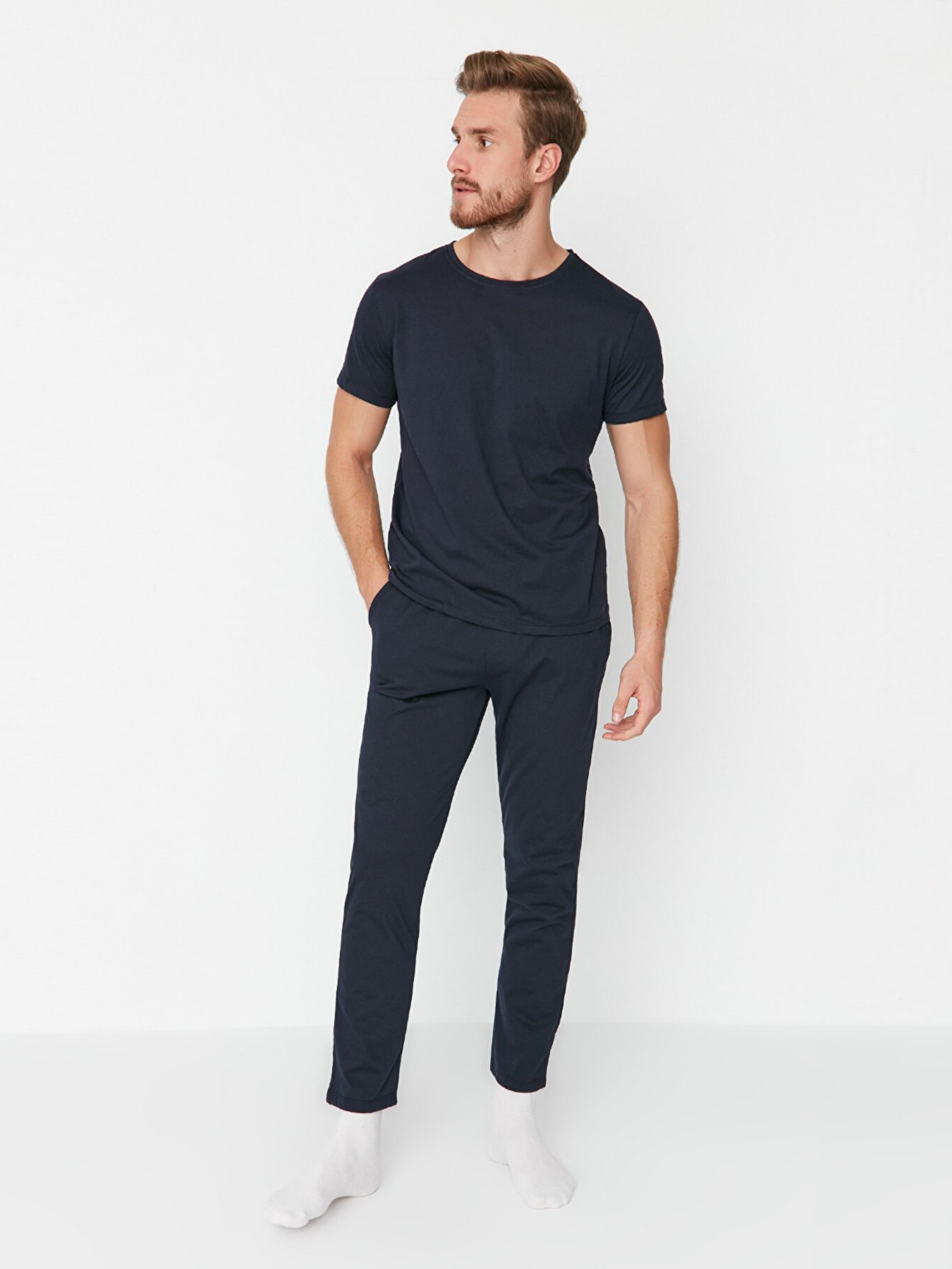 Піжама Trendyol модель TMNAW23PT00156/Lacivert Піжама Trendyol модель TMNAW23PT00156/Lacivert Фото