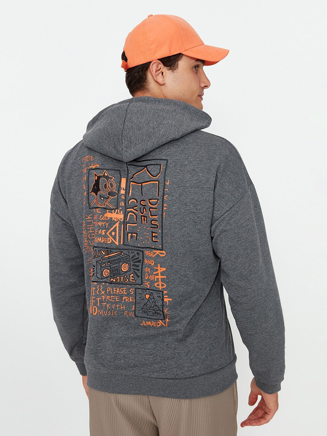 Худи Trendyol модель TMNAW22SW0149/Antrasit Фото