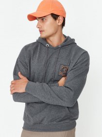 Худи Trendyol модель TMNAW22SW0149/Antrasit Фото