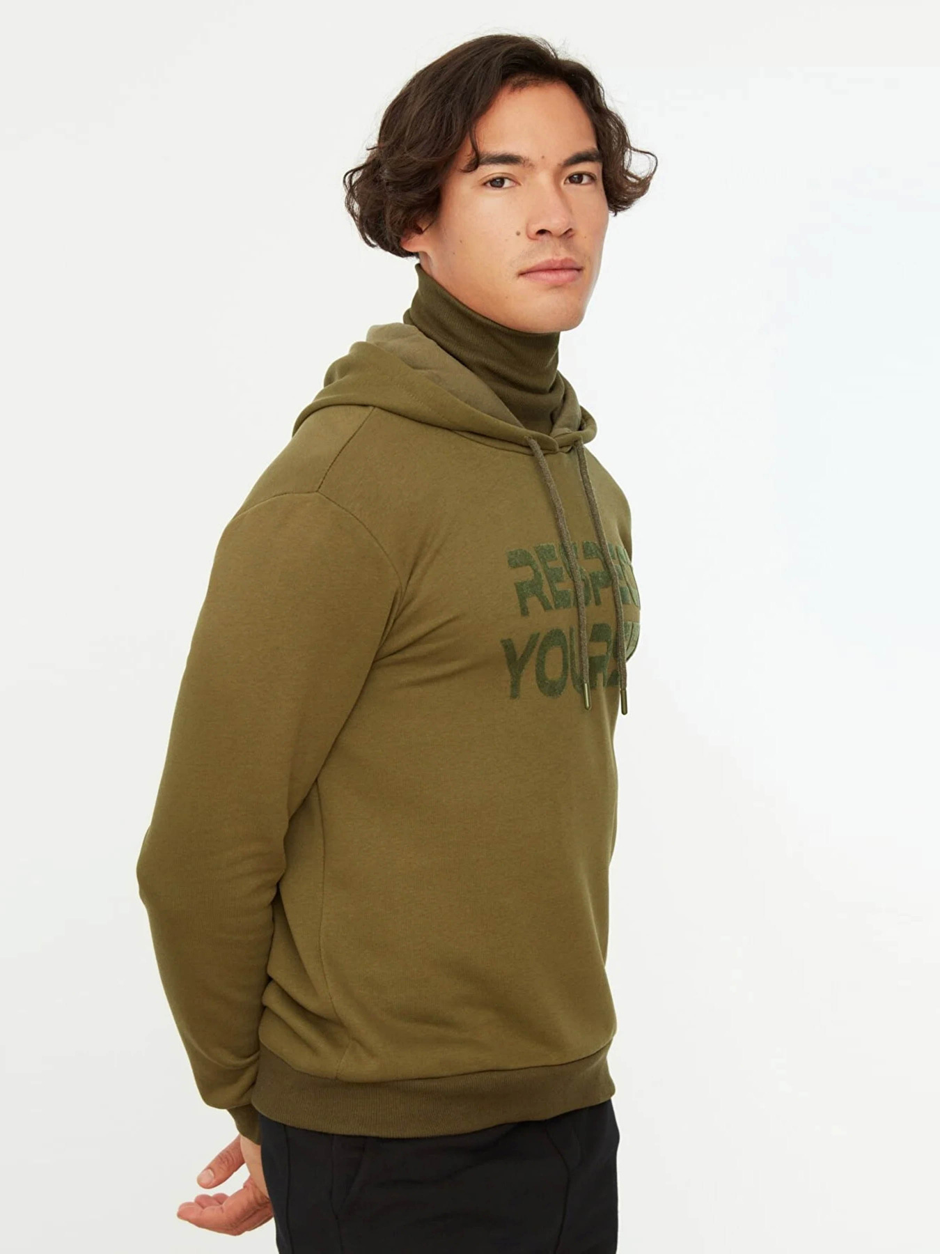 Худи Trendyol модель TMNAW22SW0634/Haki Фото