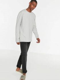 Футболка Trendyol модель TMNAW22TS0176/Gri Фото