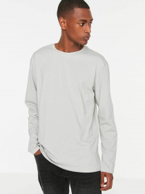 Футболка Trendyol модель TMNAW22TS0176/Gri Фото