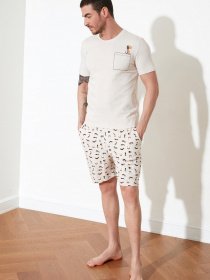 Пижама Trendyol модель THMSS21PT0324/Bej Фото