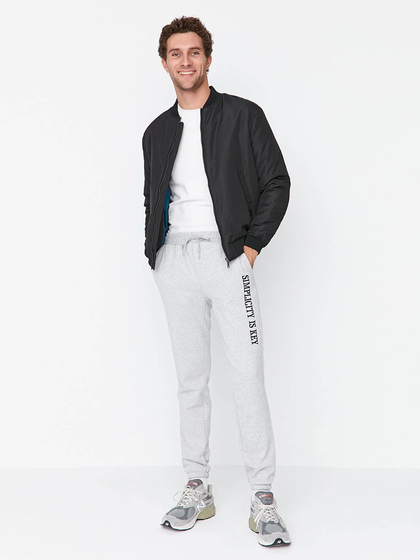 Брюки Trendyol модель TMNAW23EA00104/Gri Melanj Фото