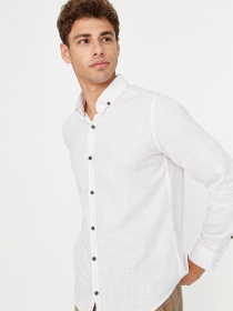 Сорочка повсякденна Trendyol модель TMNAW23GO00077/Bej Фото