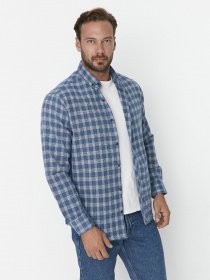 Рубашка Trendyol модель TMNAW23GO00174/Mavi Фото