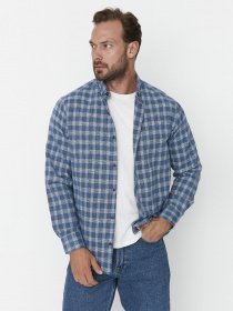 Рубашка Trendyol модель TMNAW23GO00174/Mavi Фото