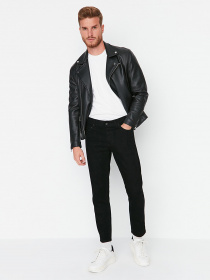 Зауженные джинсы Trendyol модель TMNAW23JE00076/Siyah Фото