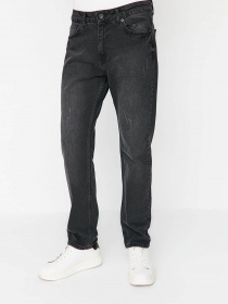 Прямі джинси Trendyol модель TMNAW23JE00085/Siyah Фото