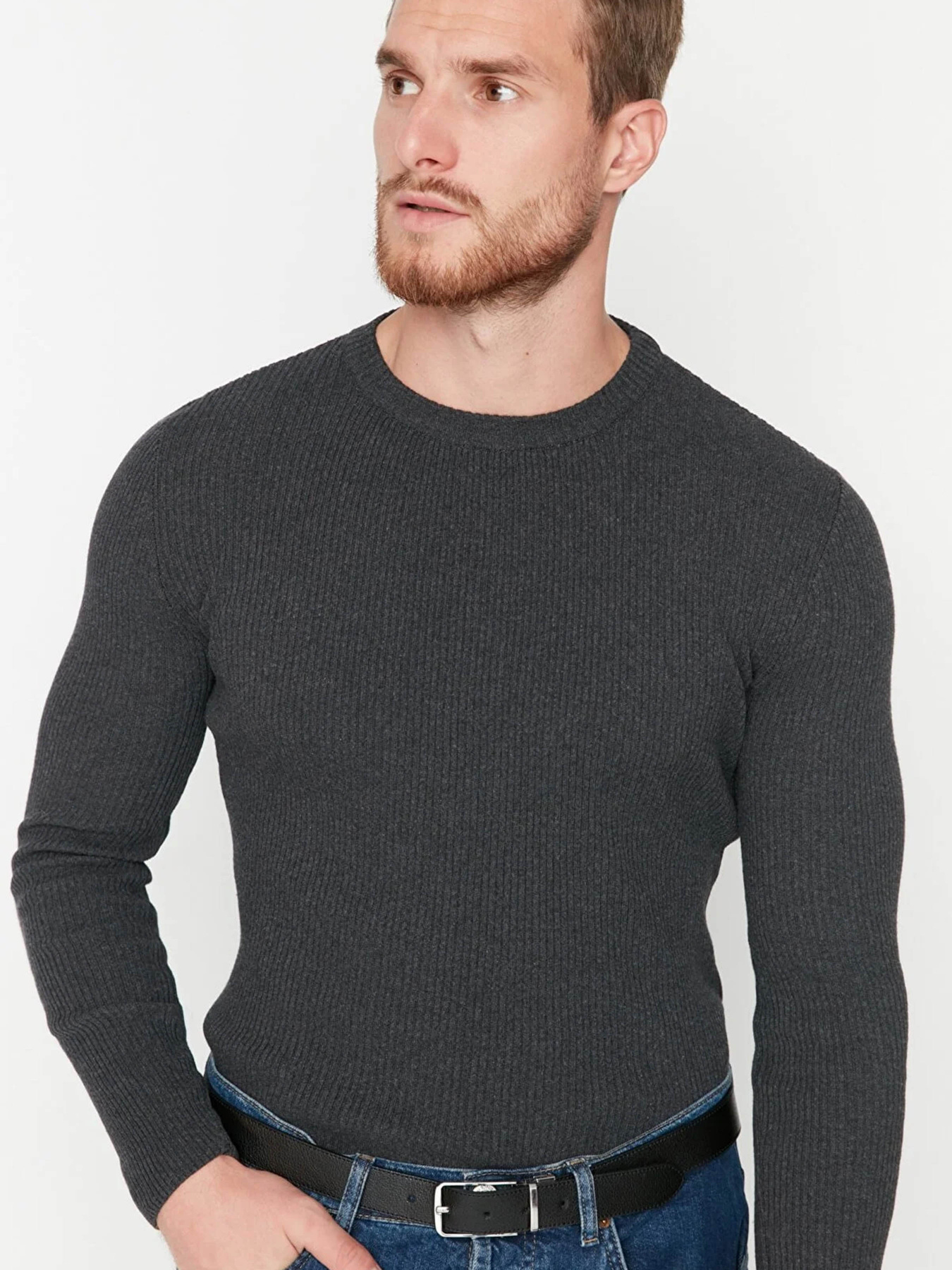 Джемпер Trendyol модель TMNAW23KZ00195/Antrasit Фото