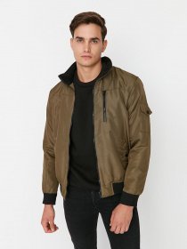Демісезонна куртка Trendyol модель TMNAW23MO00051/Haki Фото