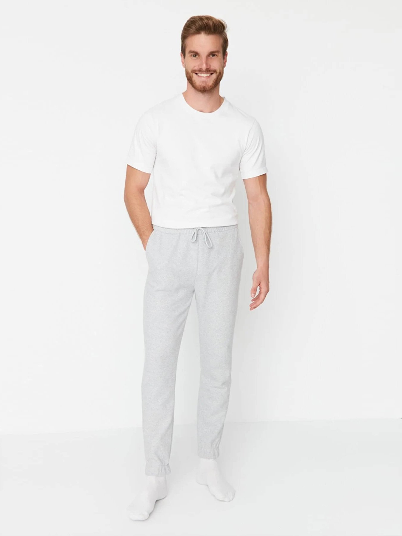 Низ пижамы Trendyol модель TMNAW23PJ00009/Gri Фото