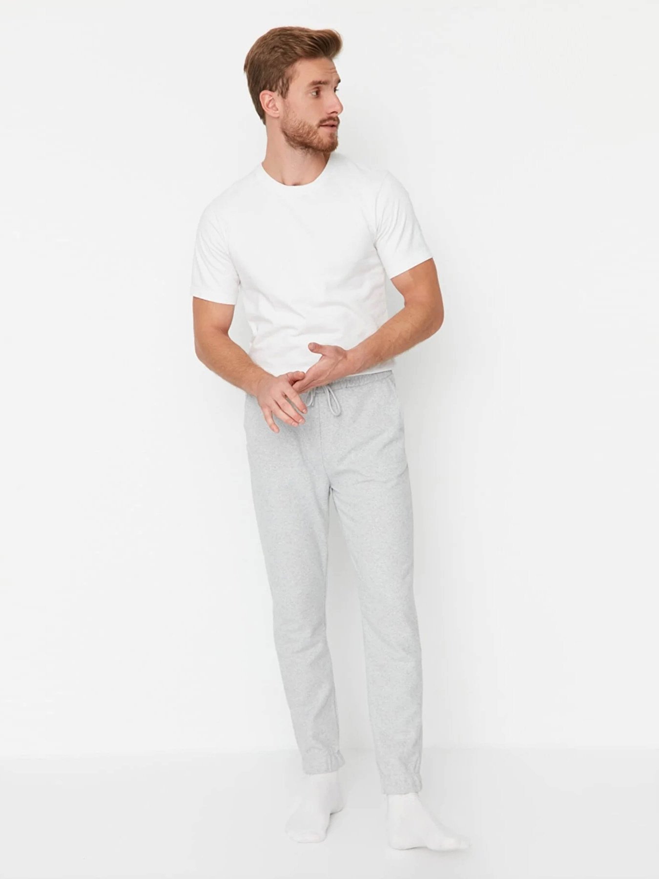 Низ піжами Trendyol модель TMNAW23PJ00009/Gri Фото