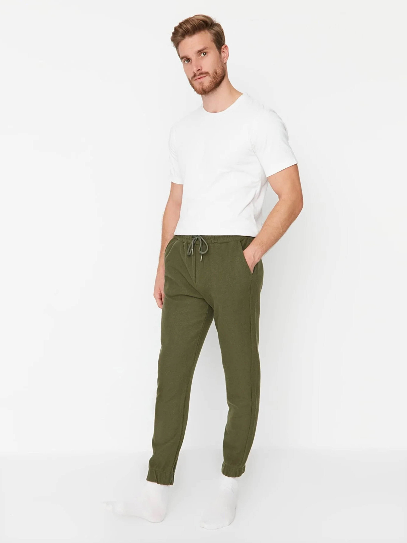 Низ піжами Trendyol модель TMNAW23PJ00009/Haki Фото