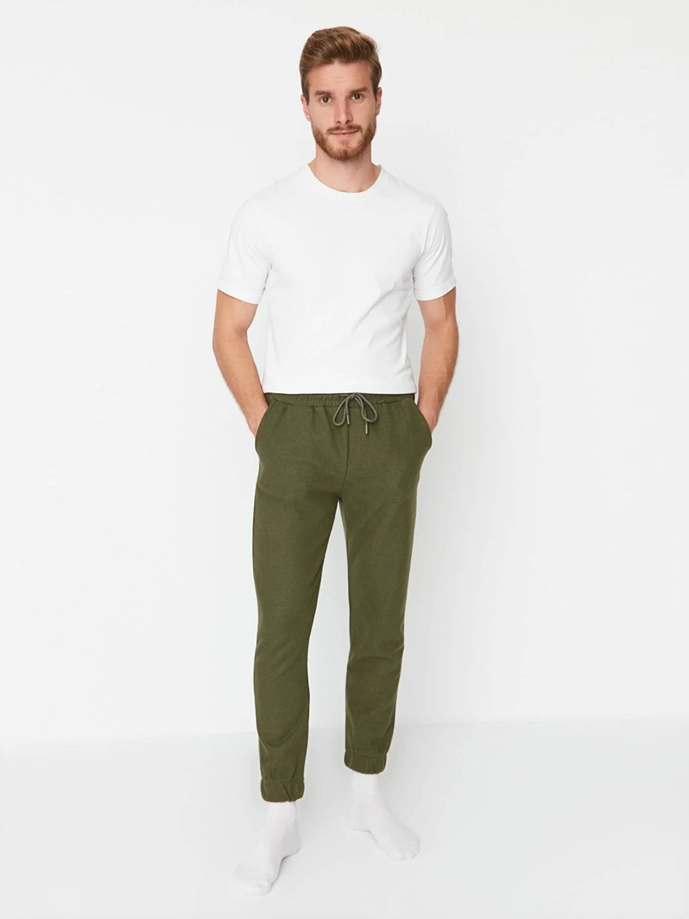 Низ піжами Trendyol модель TMNAW23PJ00009/Haki Фото