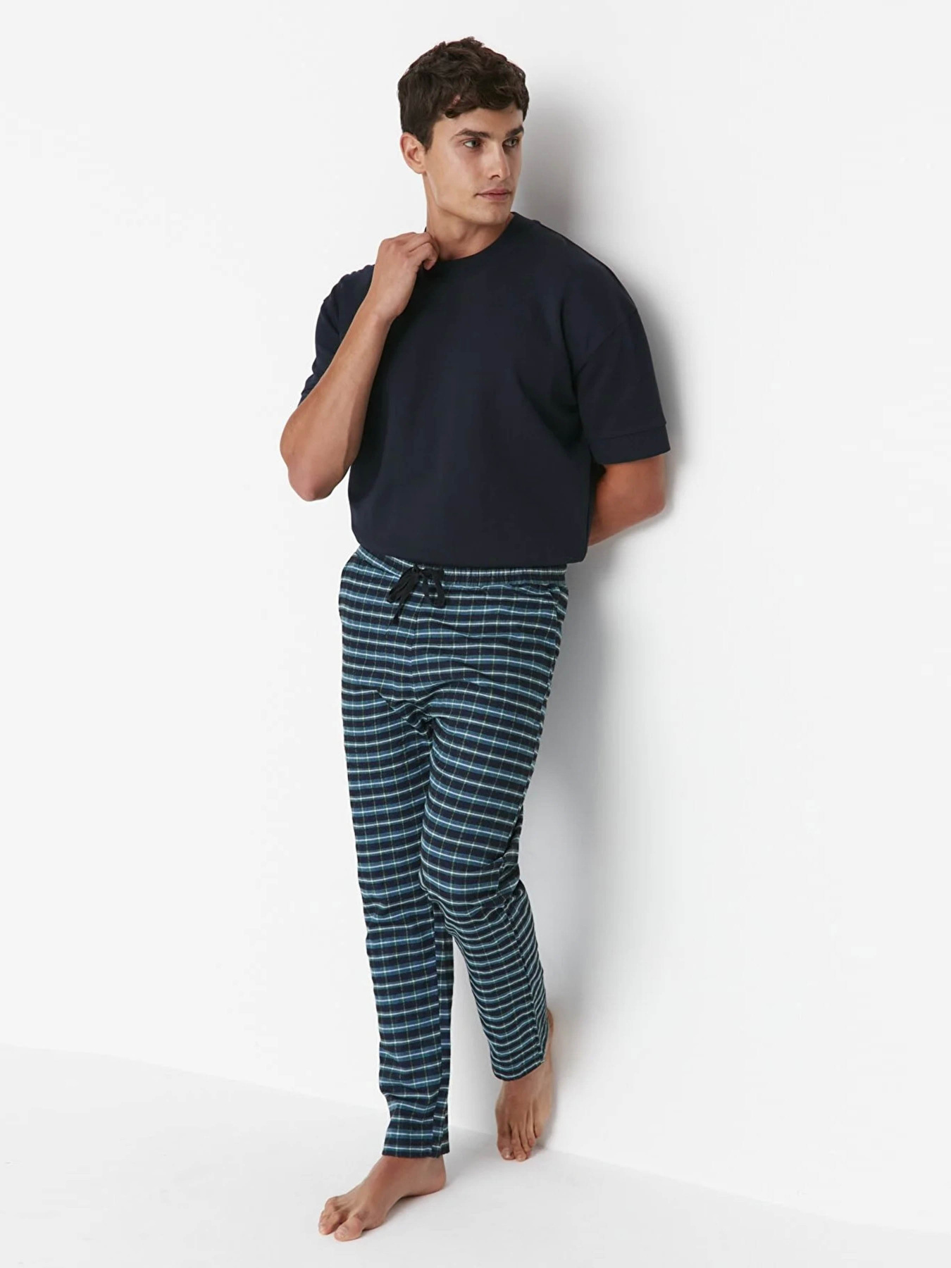 Низ піжами Trendyol модель TMNAW23PJ00012/Lacivert Фото