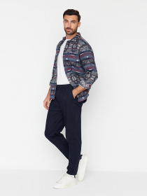 Штани класичні Trendyol модель TMNAW23PL00033/Lacivert Фото