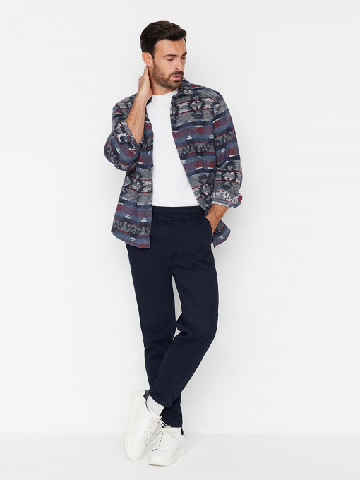 Брюки классические Trendyol модель TMNAW23PL00033/Lacivert Фото