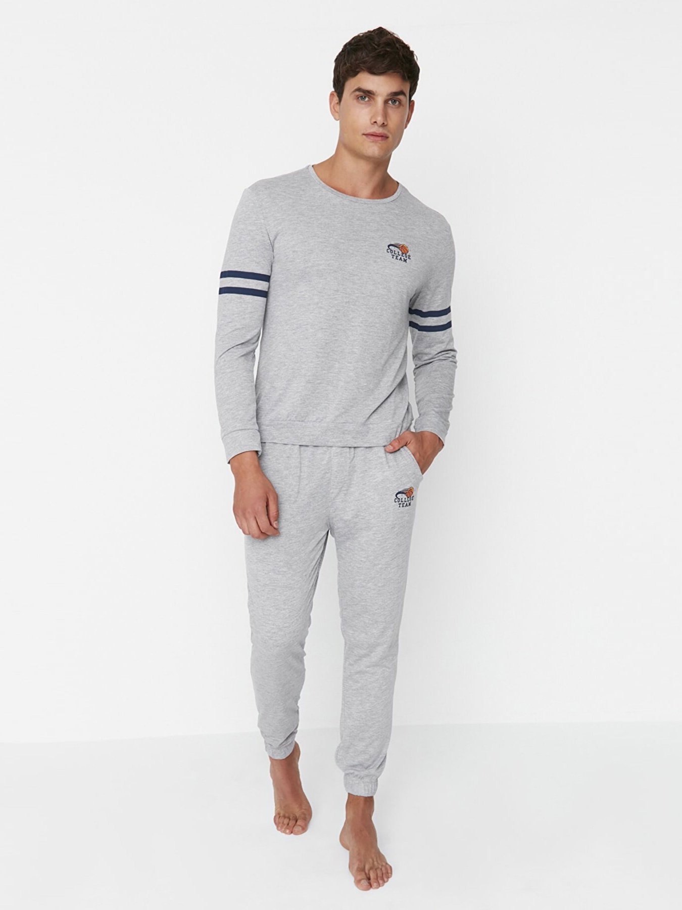 Пижама Trendyol модель TMNAW23PT00047/Gri Фото