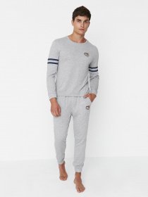 Пижама Trendyol модель TMNAW23PT00047/Gri Фото