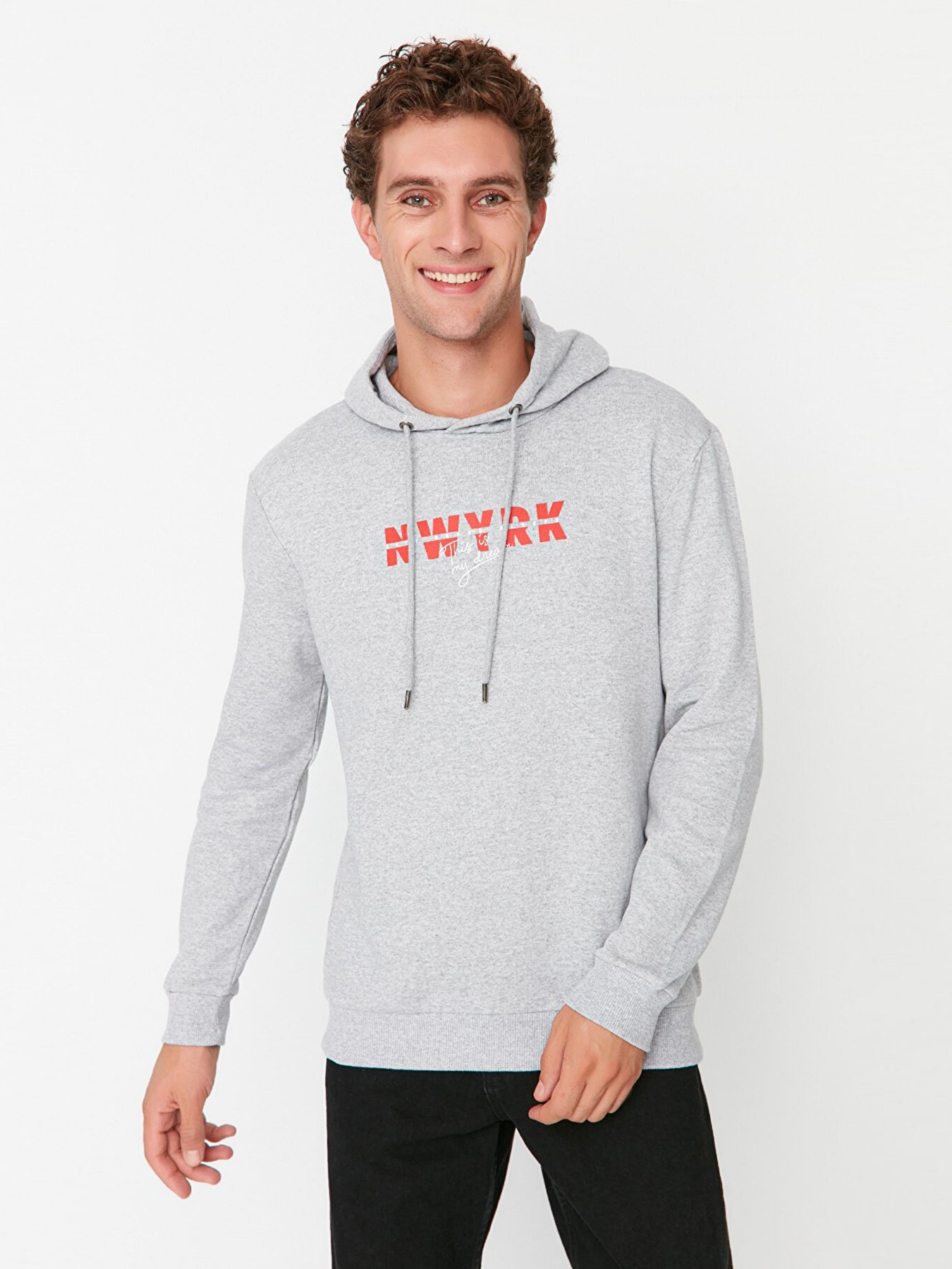 Худи Trendyol модель TMNAW23SW00040/Gri Фото