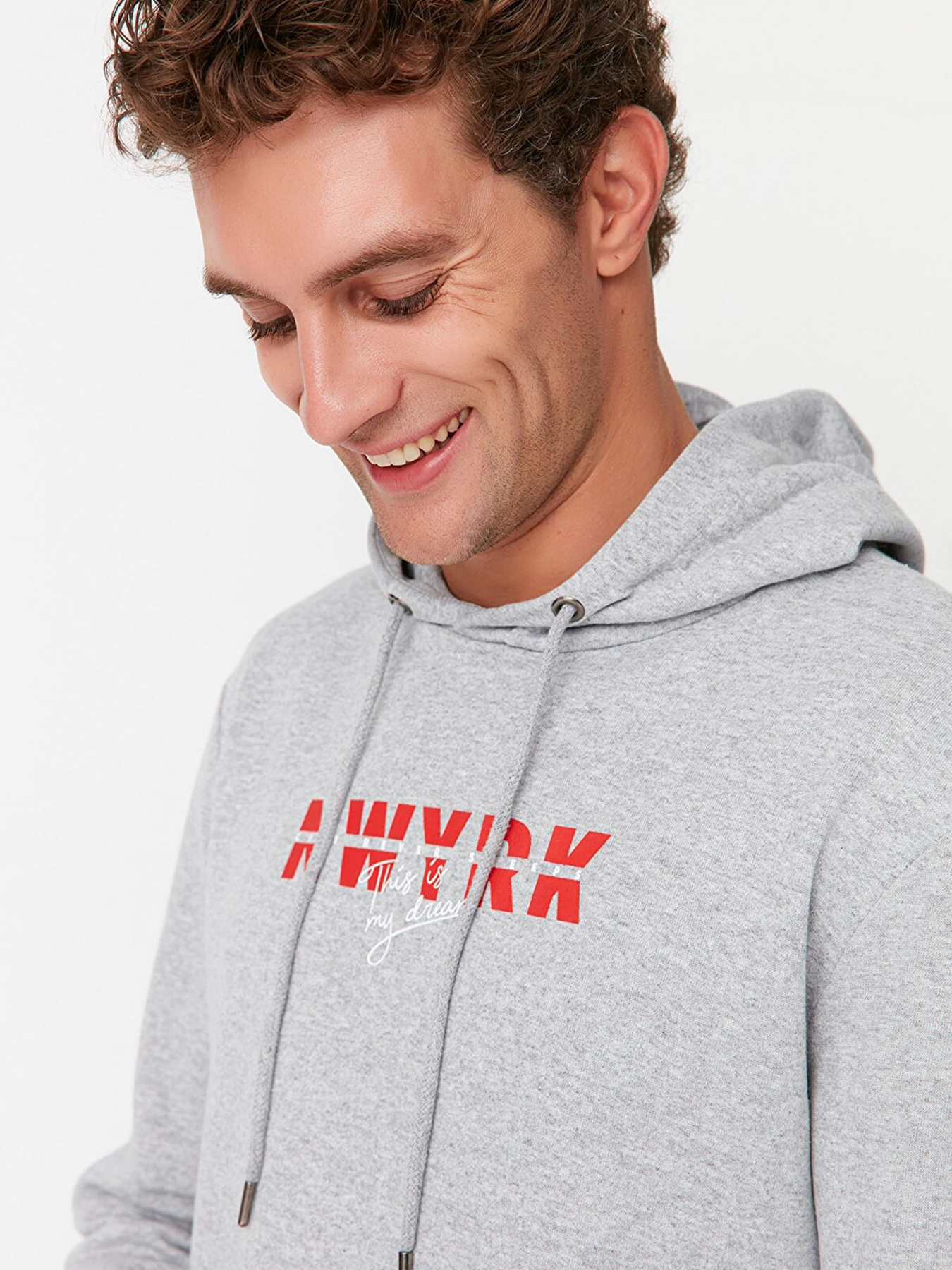 Худі Trendyol модель TMNAW23SW00040/Gri Фото