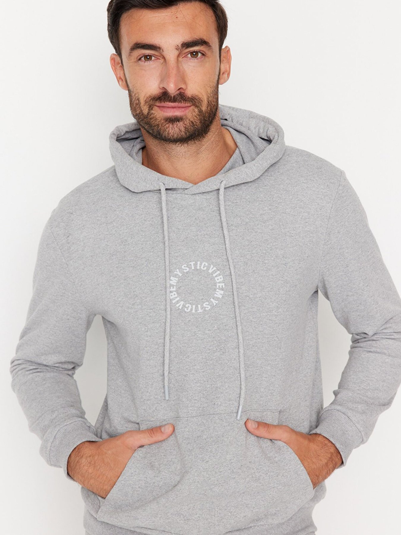 Худі Trendyol модель TMNAW23SW00143/Gri Фото