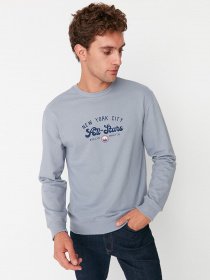 Свитшот Trendyol модель TMNAW23SW00253/Gri Фото