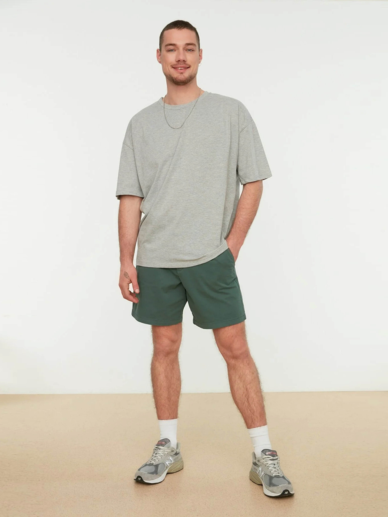 Футболка Trendyol модель TMNSS21TS1797/Gri Фото