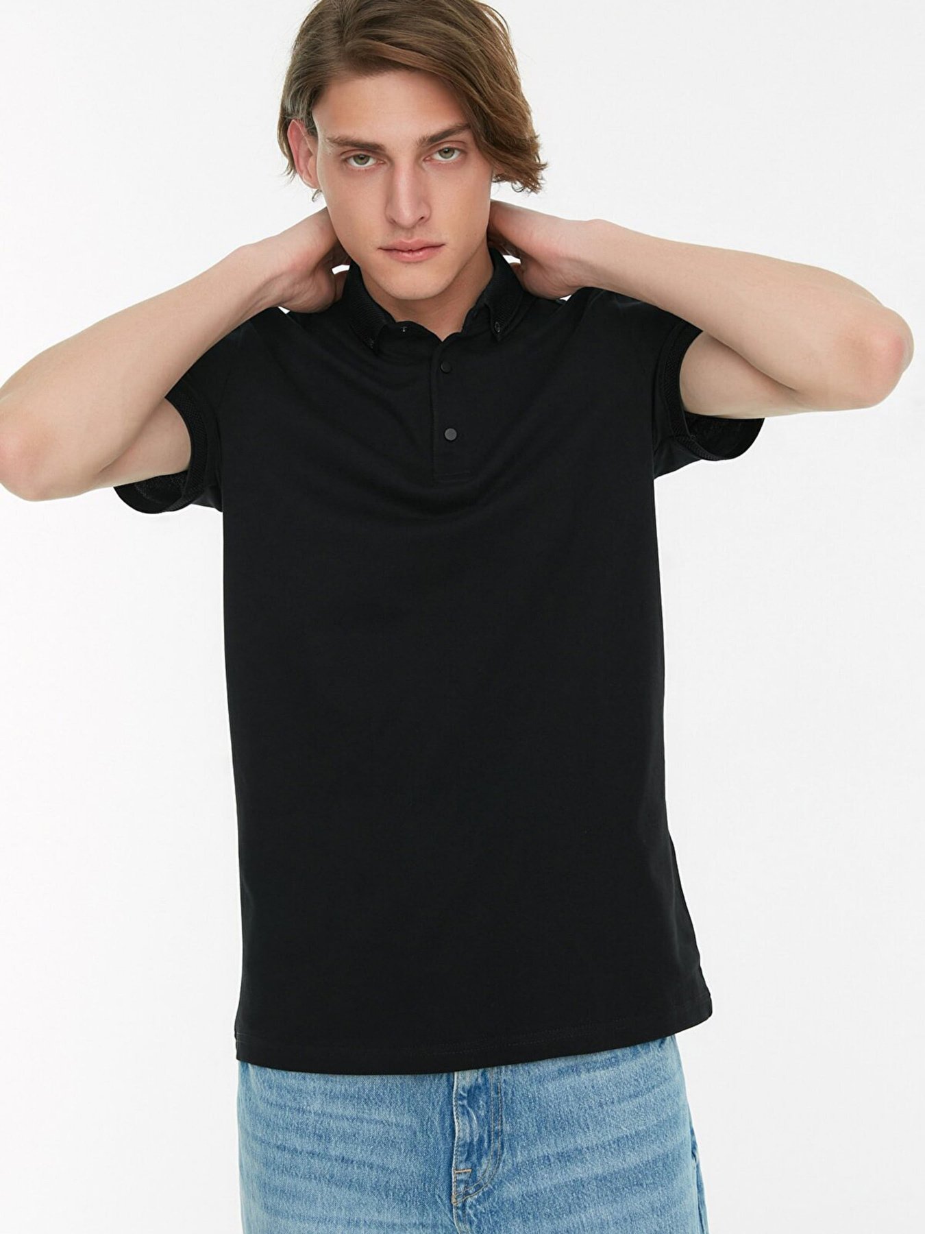 Поло Trendyol модель TMNSS22PO0019/Siyah Фото