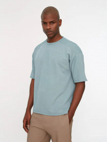 Футболка Trendyol модель TMNSS22TS0205/Indigo Фото